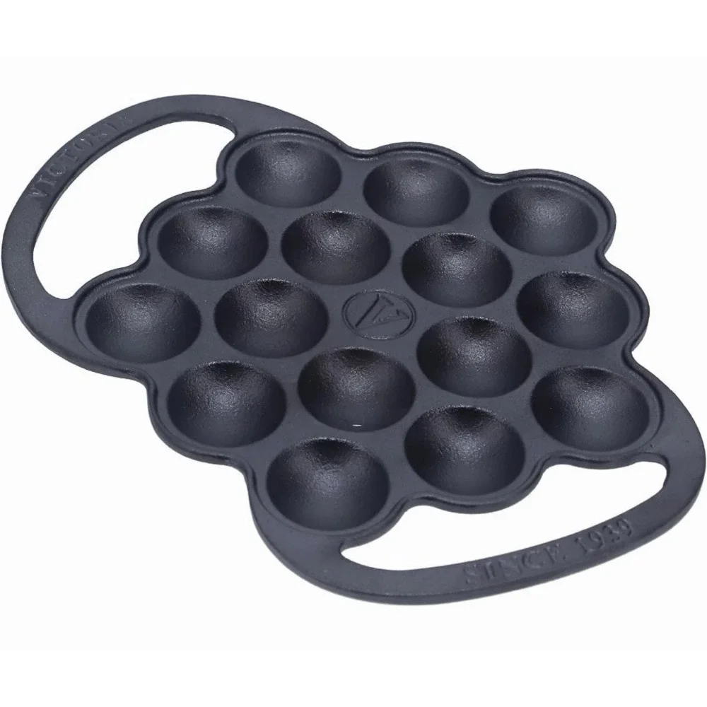Victoria Cast Iron Poffertjes Pancake Pan Since 1939 (C6)